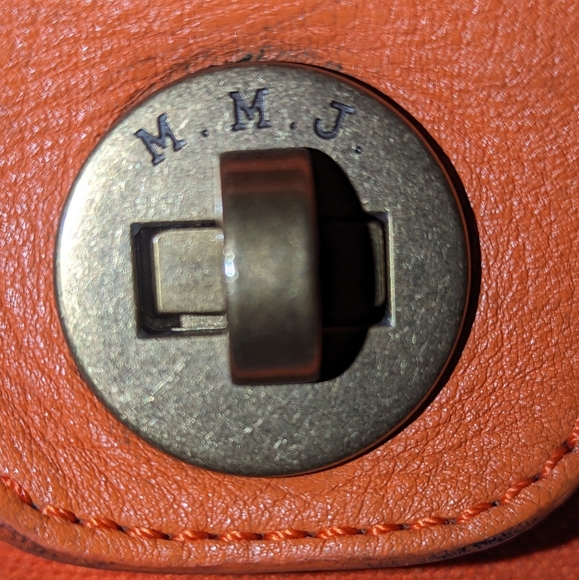 Marc by Marc Jacobs orange large drawstring backpack. - Picture 10 of 14